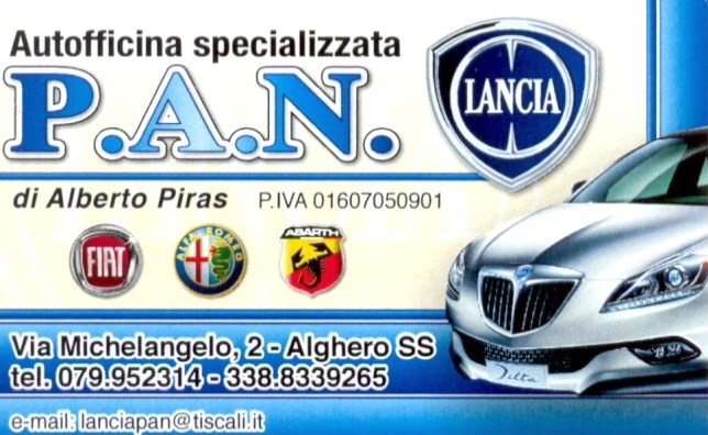 Sponsor Lancia Pan di Alberto Piras